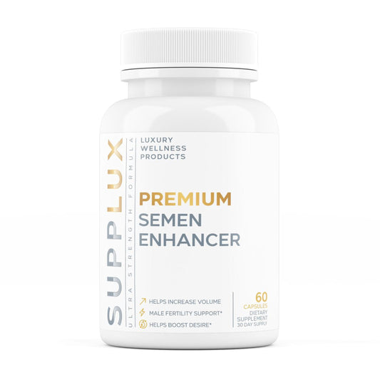 Nutrimend IQ Semen Volume Enhancer bottle supports daily vitality and hydration.