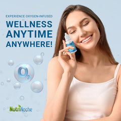 NutriNoche Liquid Oxygen Drops packaging mockup for daily wellness.