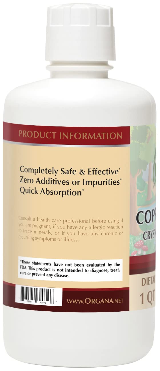 NutriNoche Organa Pure Copper drops closeup emphasizes tiny particles for easy absorption.