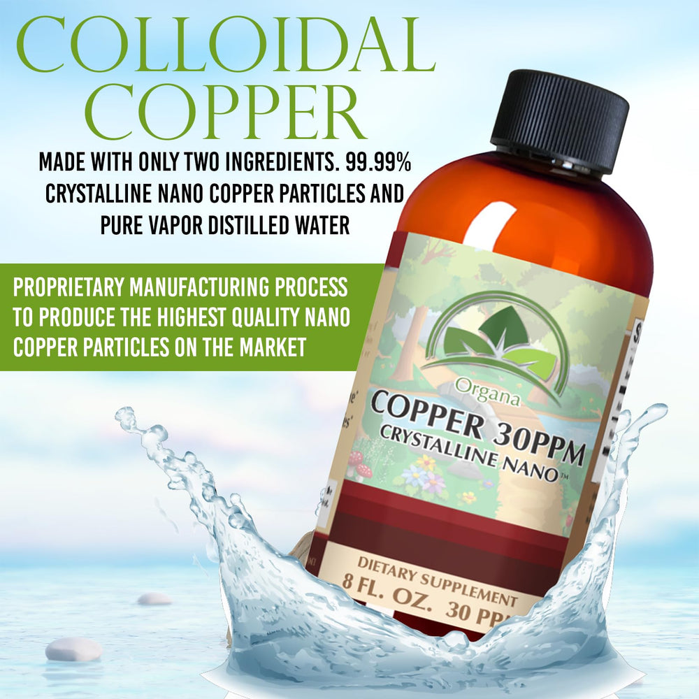 NutriNoche Organa Pure Copper label closeup conveys clean ingredients and vegan manufacturing.