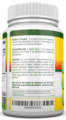 Natural citrus bioflavonoids and rose hips featured for absorption synergy