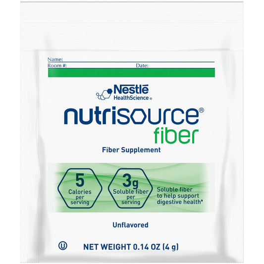 Nutrisource Fiber Supplement unflavored packet ready to mix into drinks