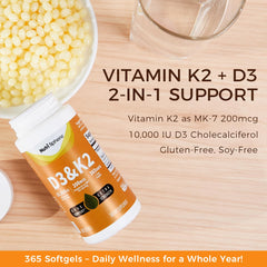 Open NutriSphere bottle pouring softgels for convenient daily dosing.