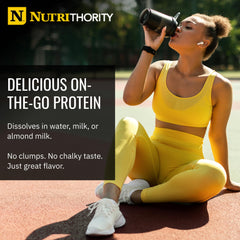 Nutrithority Isothority gluten free badge on container