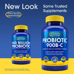 Nutrition Essentials probiotic bottle pour-action demonstrating convenient use