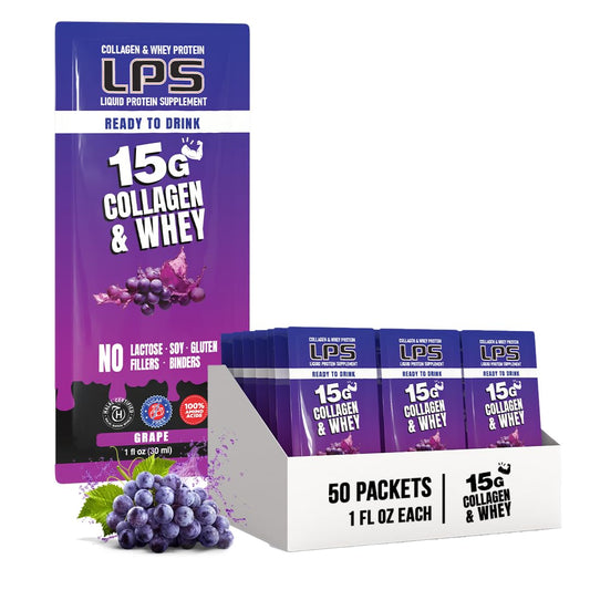 Nutritional Designs LPS bottle pour for quick on-the-go protein boost.