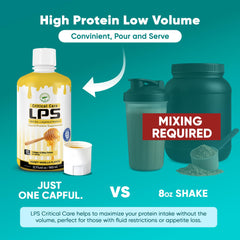 Nutritional Designs LPS label close-up with non-GMO and sugar-free cues