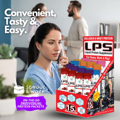 Nutritional Designs LPS packaging highlights sugar-free and gluten-free features
