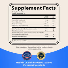 Nutritunes Bromelain enzyme capsule detail on packaging.