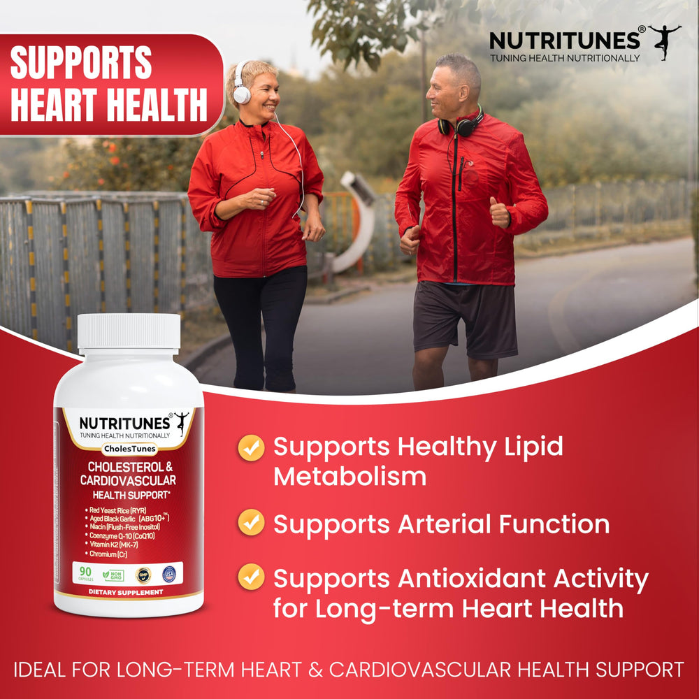 Nutritunes CoQ10 ingredient highlight in capsules for cellular energy.