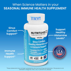Nutritunes immune-support ingredients: quercetin bioflavonoids for immune balance.