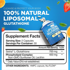 Close-up of Nutrivein glutathione capsules highlighting convenient, daily wellness capsules