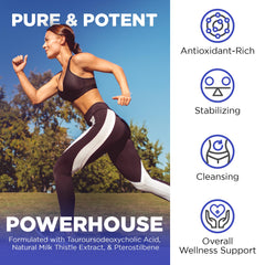 Nutrivein TUDCA+ with Milk Thistle for liver wellness