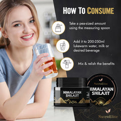 NutroElite nano-filtered shilajit resin preserves bioavailability through careful water-only processing.