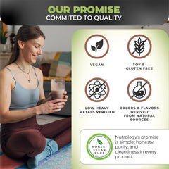 Nutrology Greens & Fruits Powder packaging front emphasizes 30 servings.