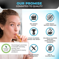 Nutrology Tripact greens blend ingredients on packaging for enhanced nutrition.