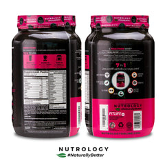 Nutrology TRIPACT natural flavor packaging emphasizes clean ingredients