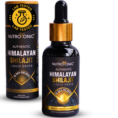 NutroTonic Shilajit Drops bottle ready for daily use to support natural vitality