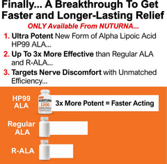 Nuturna label closeup reveals ingredients and high-quality formulation.