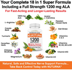 Nuturna Neuroturna vitamins minerals herbs array shown