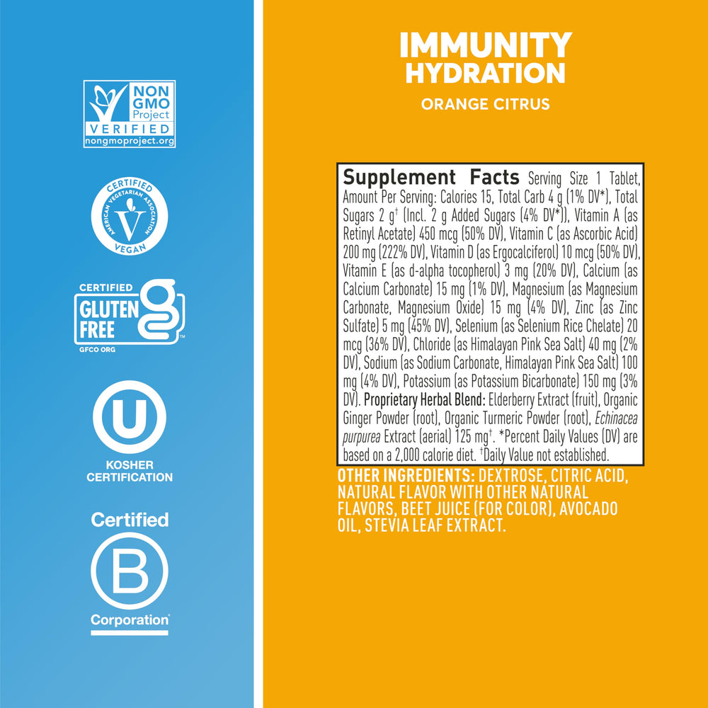 Nuun label notes non-GMO, vegan, gluten-free formulation.