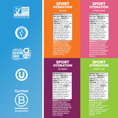 Nuun Sport 4-pack tubes organized for on-the-go hydration