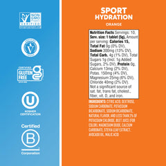Compact Nuun packaging highlights vegan and gluten-free formula.