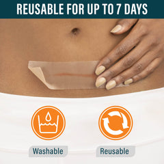 NUVADERMIS reusable scar tape pack shown for ongoing scar care