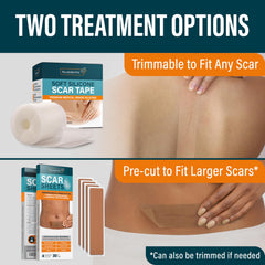 NUVADERMIS tummy tuck scar care on recovery area