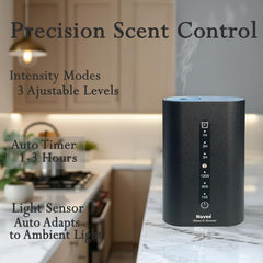 Nuveé app-control interface demonstrates remote scent customization for convenience