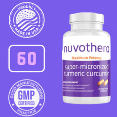 Nuvothera capsules poured into hand showcasing portability and daily use.