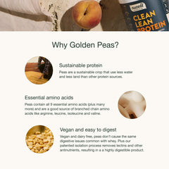Nuzest packaging detail on kitchen counter highlights plant-based benefits