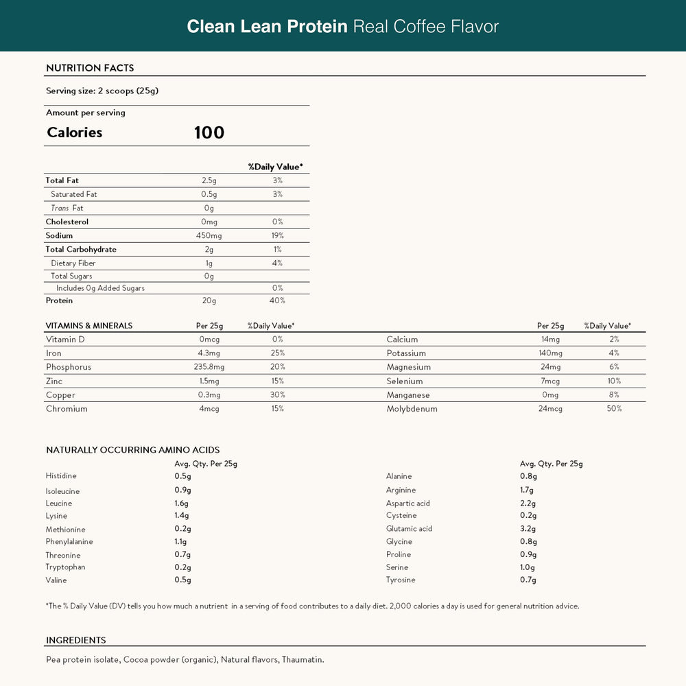 Nuzest Real Coffee powder texture closeup emphasizing smooth mixability.