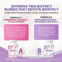 NWC Naturals rotation guide month 1 displays monthly plan for Formula A