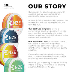 NZE Cinnamon flavor profile close-up conveys warm aroma and clean finish