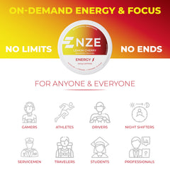 NZE pouch in mouth showing fast absorption for rapid energy
