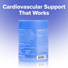 O Positiv MENO heart-blood-pressure chart visualizing potential cardiovascular support