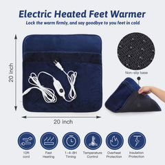 OANUIEM 8-hour timer display offers flexible, unattended warmth.