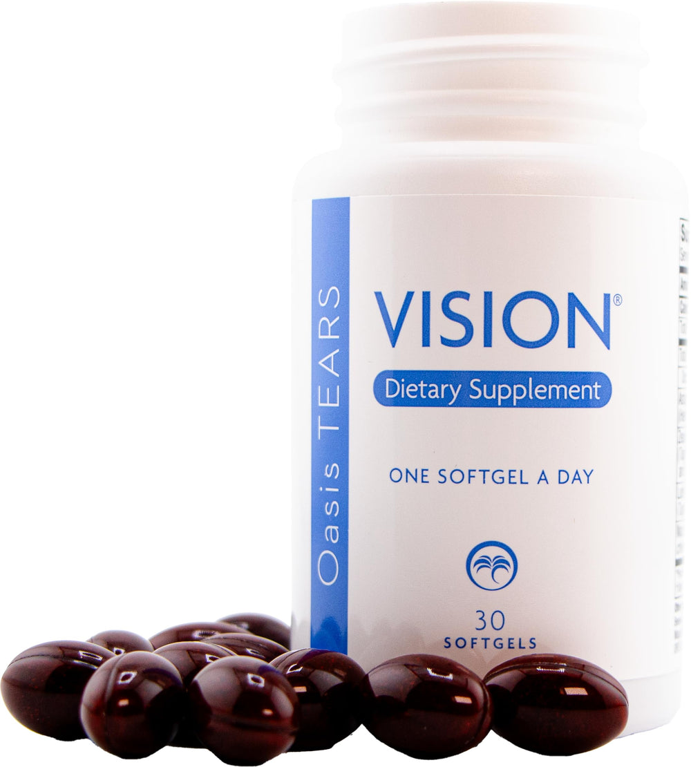 Oasis TEARS VISION ingredients Maqui Berry closeup for eye wellness support.