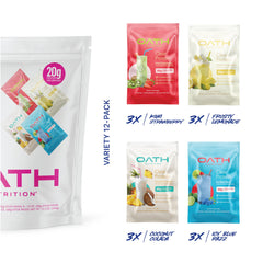Oath Nutrition Clear Whey Isolate poolside refresh showing light protein hydration.