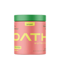 Oath Nutrition Sport Melonade Stand pre-workout bottle ready for an energizing workout