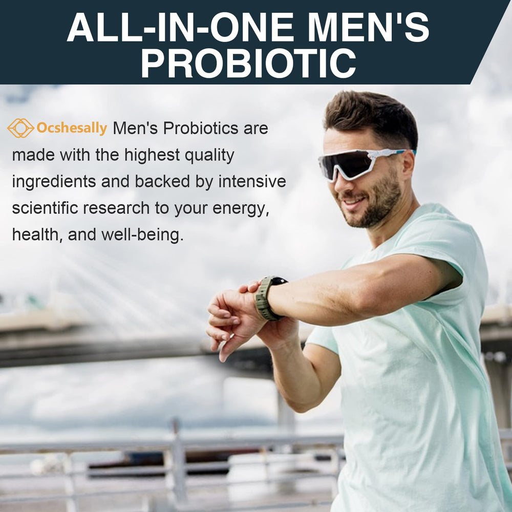 Ocshesally men's probiotic daily dosage two capsules for routine