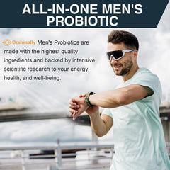 Ocshesally men's probiotic daily dosage two capsules for routine