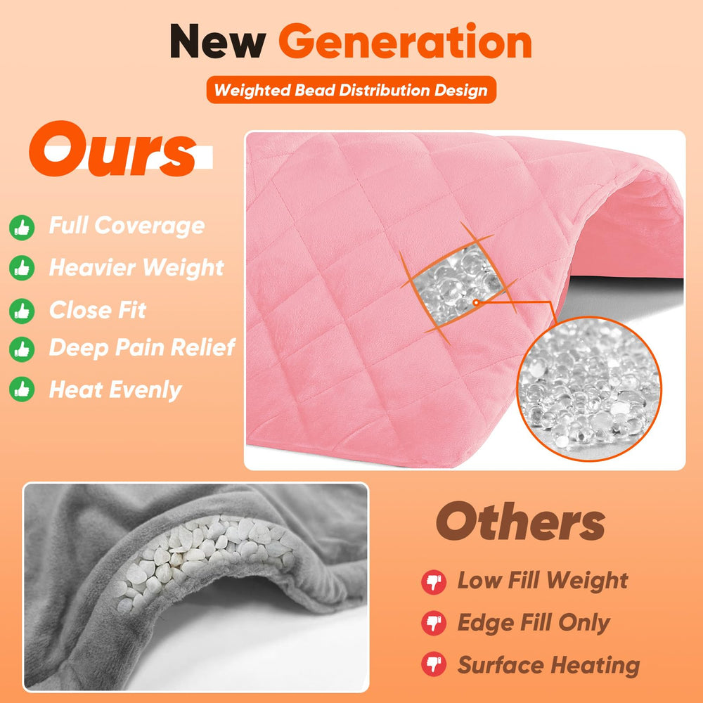 OCTROT diamond-grid beads distribute weight evenly across the surface.