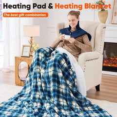 OCTROT blue pad in use delivers soothing warmth during downtime.