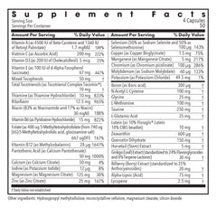 OcuDyne II capsules close-up highlighting daily eye health vitamins