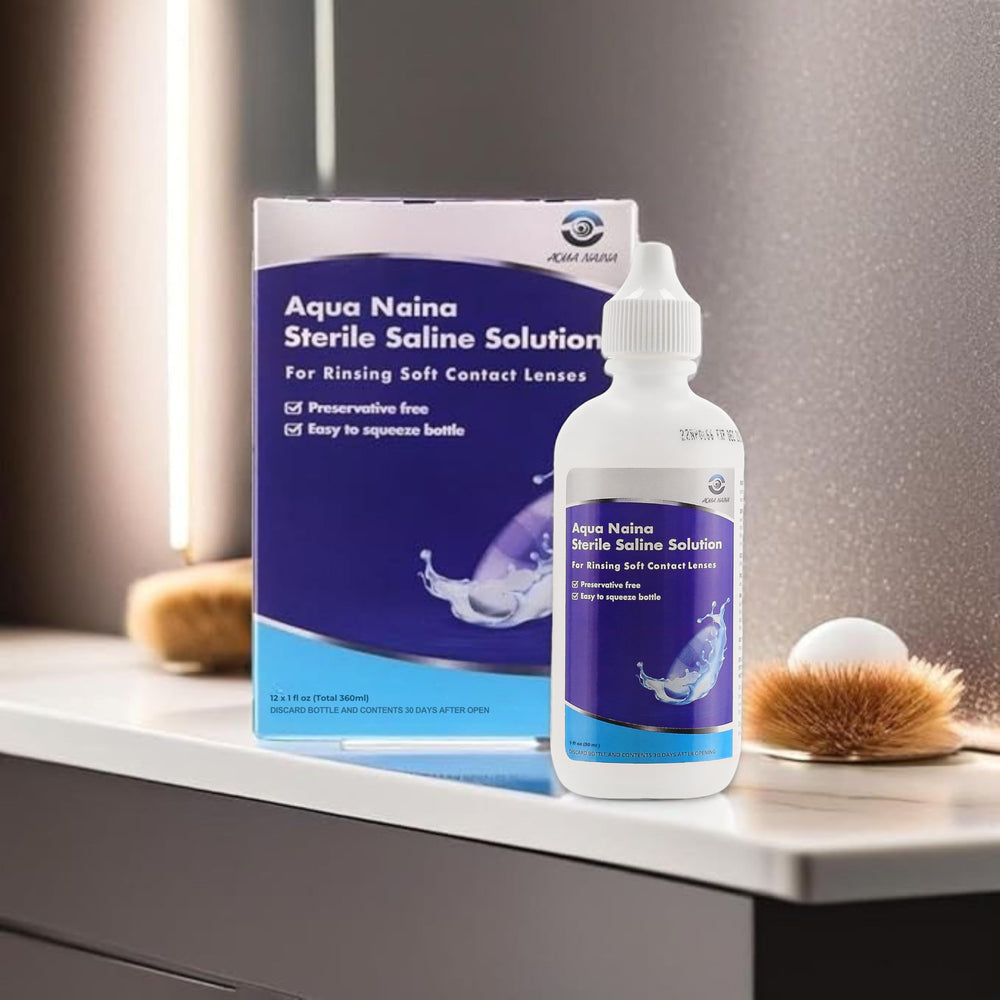 Oculus Curae Aqua Naina Plus dispensing tip promotes hygienic, spill-free handling.