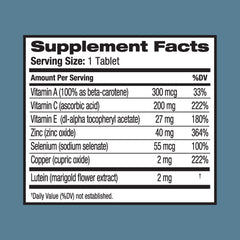 Ocuvite bottle on desk suggesting easy daily supplement habit