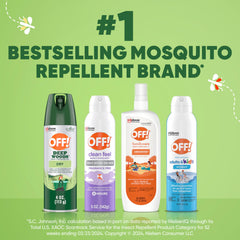 OFF! Deep Woods fast-drying, non-greasy skin application.