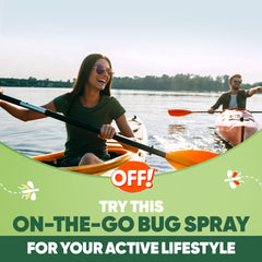OFF! Deep Woods powder-dry formula leaves no oily residue.